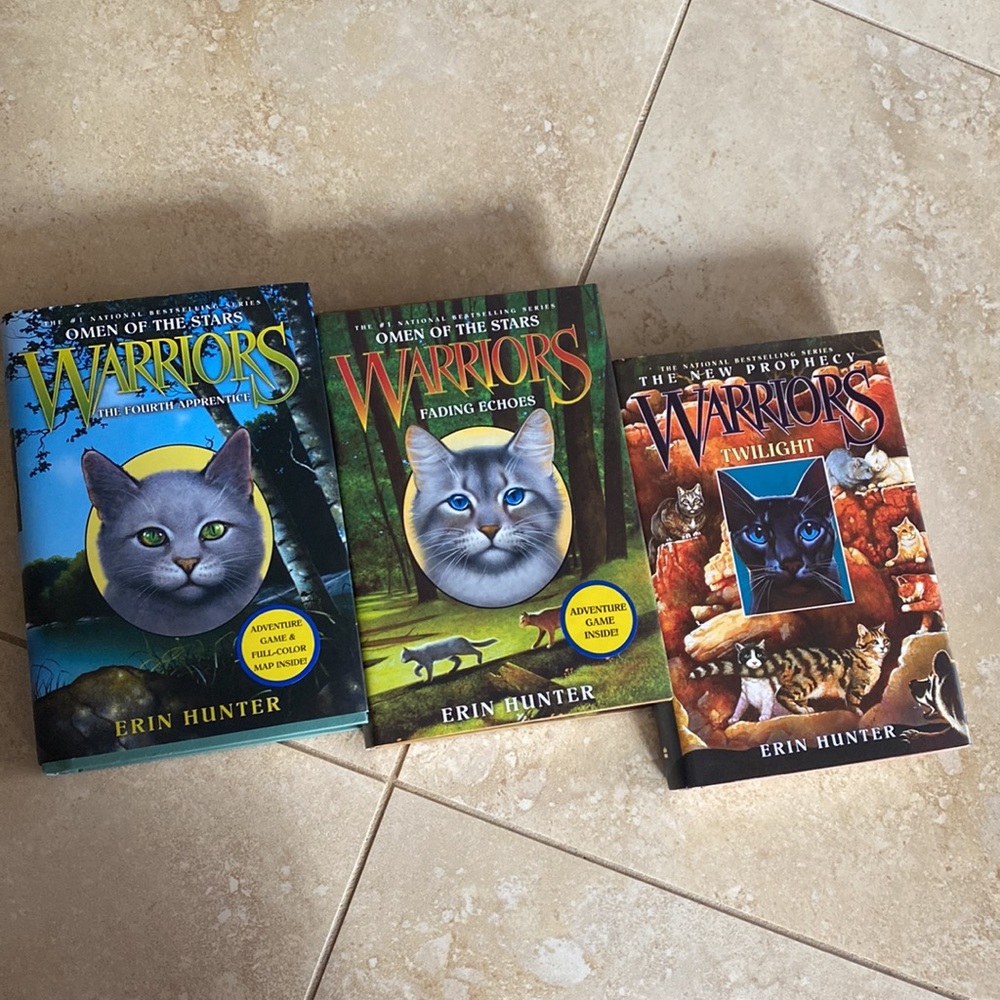 Omen of the Stars Books 1,2,5 by Erin Hunter